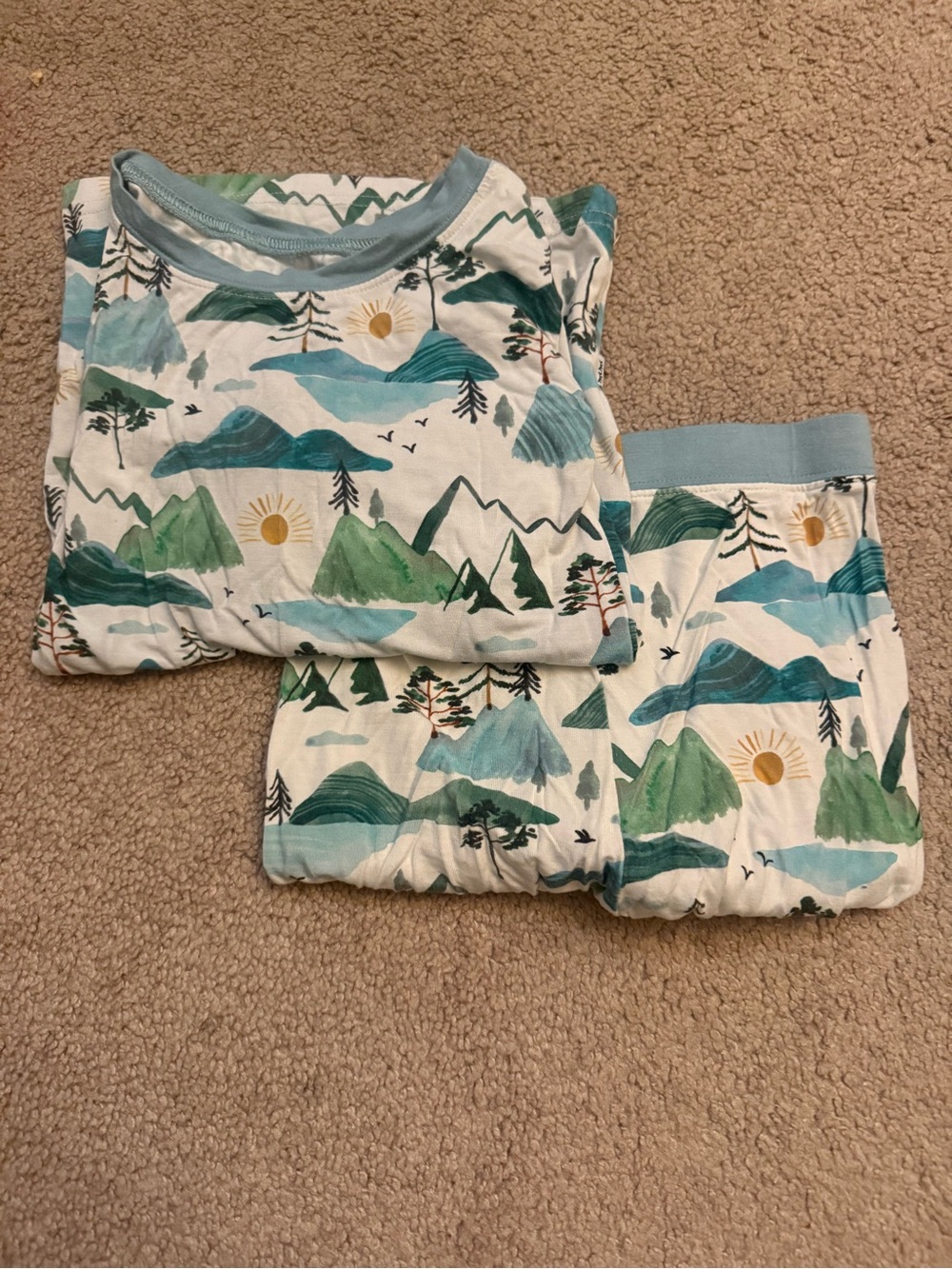 Little Sleepies Mounatin Mist 4T